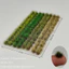 GILL 120 Chiếc Lông Cỏ, Nhiều Màu Cây Thu Nhỏ Mô Hình Cỏ Hoa Thu Nhỏ, Sáng Tạo 8 Mm Tự Làm Phụ Kiện Bàn Cát Bố Trí Bàn Hoa Nhân Tạo Cụm Đồ Chơi
