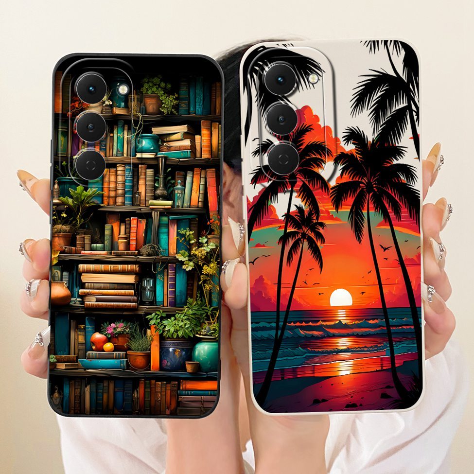 Ốp lưng Tecno Spark 40 Pro KM6 Dễ thương Kawaii Thời trang sang trọng Hoa mát mẻ Vỏ điện thoại silicon