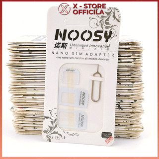 Bộ khay SIM đa năng 4 in 1, adapter chuyển đổi Nano, Micro SIM, que chọc SIM, phụ kiện điện thoại - KCTS4IN1