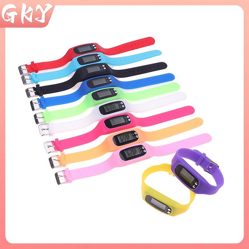 GKY Đồng Hồ Thể Thao Pedometer với Màn Hình LCD Đo Bước Chân, Khoảng Cách và Lượng Calo Tiêu Thụ