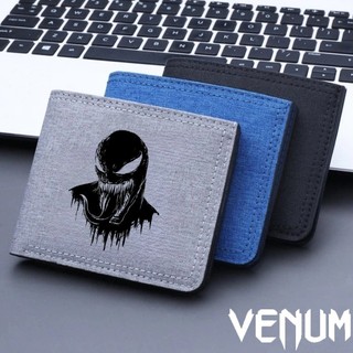 Ví gấp Venom Ví dây kéo di động Marvel có thể đựng tiền xu và thẻ ngân hàng Quà tặng sinh nhật