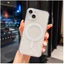 Ốp lưng điện thoại từ tính Cho Iphone 7 xs xr 11 12 13 14 15 16 Pro Max Plus Vỏ Cứng Chống Sốc Trong Suố
