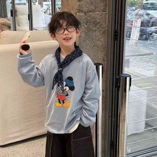 [DOU DOU KID] DT31 Áo Phông Mickey cho Bé Trai từ 15-45kg,Chất Cotton hữu cơ Chính Phẩm
