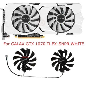I-2 Cái / bộ, Bộ làm mát quạt thẻ Video, Dành cho GALAX GTX1070 EX, Dành cho GALAX GTX 1080 EXOC-SNPR ĐEN, Dành cho GALAX GTX 1070 Ti EX-SNPR Trắng- *
