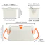 Túi đeo vai silicon CQCJ, Túi đựng đồ chống thấm nước mờ mờ trong suốt, Túi Tote chống nước nhẹ di động có thể gập lại Túi ướt bơi lội bể bơi