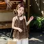Nữ (90-140) Mùa hè Phong cách mới Phiên bản Hàn Quốc Váy in họa tiết da báo Voan Cô gái ngọt ngào Phong cách kỳ nghỉ