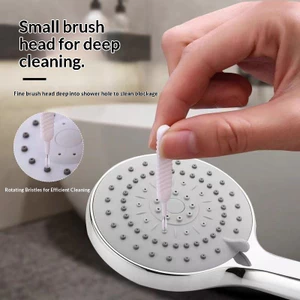 Bàn chải làm sạch đầu vòi hoa sen đa chức năng cho công cụ loại bỏ tắc nghẽn vòi và vòi tắm