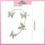 MYPANDA Bông tai nữ thời trang Bướm Zircon Móc tai không viền để sụn Lý tưởng để mặc thường ngày và trang trọng.