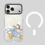 Ốp điện thoại cứng hình pha lê băng hoạt hình cho iPhone 17 Pro Max 16 15 14 13 17Air 16Plus Vỏ bảo vệ chống sốc trong suốt