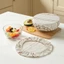 Cc Cotton Blend Style Bowl Cover cho bát trái cây Salad Bát bột