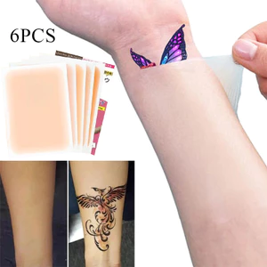Miếng dán che khuyết điểm vô hình 6 miếng dán hình xăm chống thấm nước Miếng dán che phủ tông màu da tự nhiên
