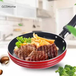 GCDHome 12cm / 14cm / 16CM Chảo chiên Mini bằng thép không gỉ Nồi sốt Sử dụng tại nhà Chảo chiên trứng Màu sắc ngẫu nhiên cho dụng cụ nấu ăn nhà bếp HOT
