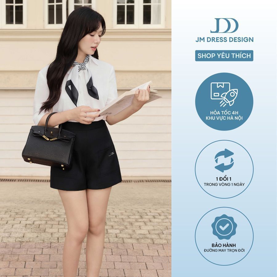Áo Sơ Mi Linen Dáng Suông Vừa 2S02.2602. Áo Sơ Mi Trắng Nữ Thanh Lịch Form Suông Tiểu Thư Công Sở Cao Cấp Thiêt Kế By JM