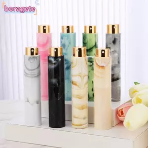 BORAGETE 10ML Chai có thể đổ lại Du lịch Nhôm Marbling Atomizer