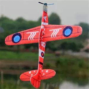 Máy bay ném tay 19cm Máy bay tạo bọt Máy bay dự tiệc Túi chất độn Đồ chơi trẻ em VN