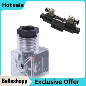 Belleshopp Belleshopp 5 Chiếc Đế Cuộn Dây Cắm Van Thủy Lực Trong Suốt Điện Áp Phụ Kiện Đa Năng DC24V