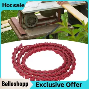 Belleshopp Dây đai chữ V có thể điều chỉnh liên kết Máy tiện bàn cưa đai màu đỏ 13x47,25 inch