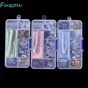 FUJIOU Kính Mắt Miếng Lót Mũi Mini Mềm Nhíp Tai Móc Có Tua Vít Kim Loại Chống Trơn Trượt Kính Mát Dụng Cụ Sửa Chữa