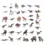 Audiofan Jurassic Dinosaur Stickers — Vinyl Waterproof Stickers (Dinosaurs) for Water Bottles, Luggage, Educational Incentives, Gifts for Kids, Teens, and Adults — 100 Pieces
