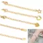 Dây chuyền mở rộng trang sức bằng thép không gỉ flgo 5cm Phụ kiện thanh lịch cho dây chuyền