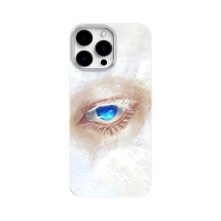 Mắt Xanh Mắt Thời Trang Thích Hợp Cho iPhone 16 15 ProMax XS 17 ProMax 13 16 XSMAX XR 12 Pro 14 Pro 11 17 Pro 15 Pro Ốp Điện Thoại Silicon Chống Va Đập