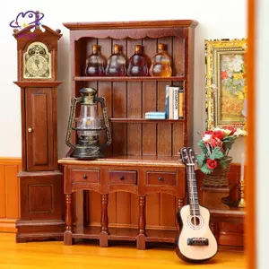 HFTOY 1: 12 Nhà Búp Bê Tủ Sách Thu Nhỏ Tủ Ras Tủ Bảo Quản Đồ Nội Thất Mô Hình Trang Trí Đồ Chơi Phụ Kiện Nhà Búp Bê ~