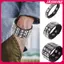 JASMINE Độc Đáo Đinh Tán Đinh Tán Rộng Còng Punk Gothic Ro Unisex Lắc Tay Vòng Tay Nam Trang Sức JASMINE