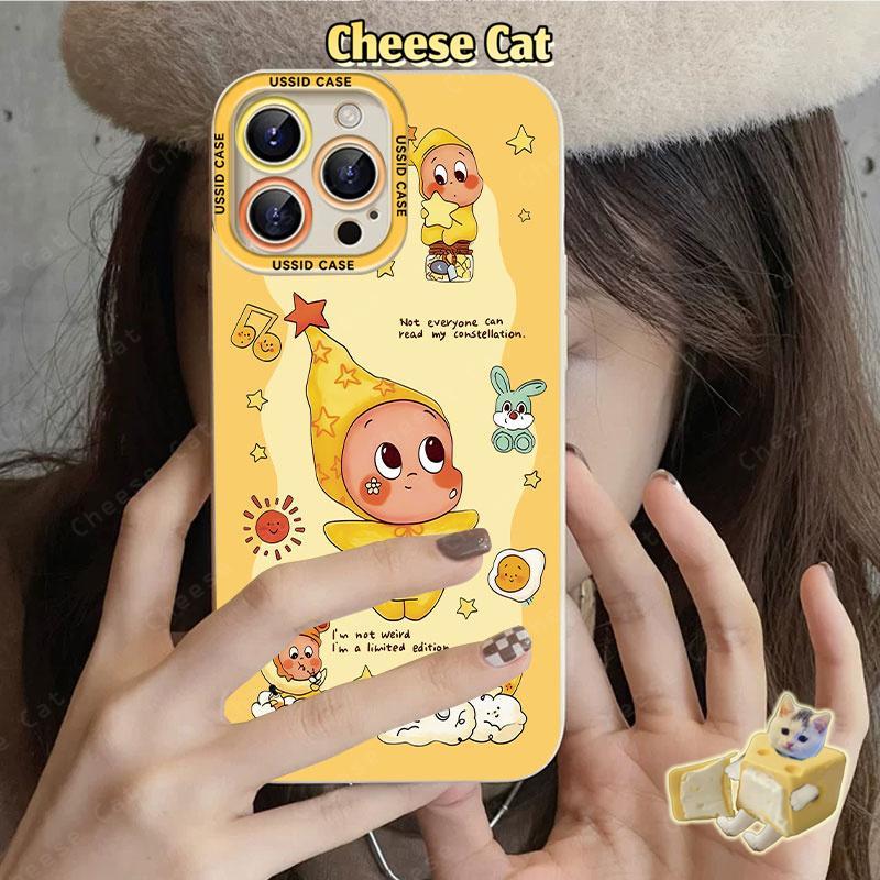cho Twinkle Ốp điện thoại xing'x dễ thương có dây buộc cho iPhone 13 14 11 12 15 16 17 Pro Max Xs Max XR 7 8 Plus