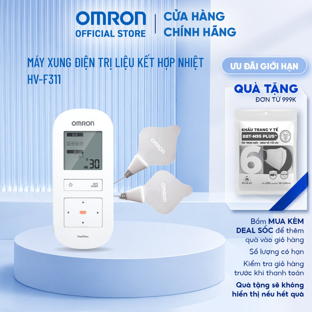 Máy Xung Điện Trị Liệu Kết Hợp Nhiệt OMRON HV-F311