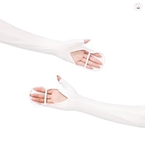 Tay áo chống nắng cho nam và nữ UPF50 + UV Bảo vệ chất liệu lụa băng đàn hồi Thích hợp cho lái xe đạp