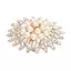 JULYHOT Ngọc Trai Trắng Thanh Lịch Pha Lê Hoa Nữ Nhẫn Phụ Kiện Trang Sức Sang Trọng Lớn Hoa Hàn Quốc Zircon Nhẫn Đính Hôn Dự Tiệc Quà Tặng Massivedeals
