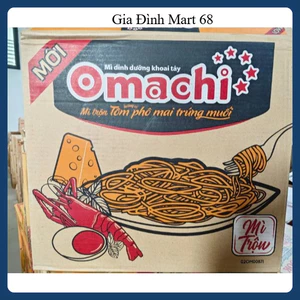 Thùng 30 Gói Mì Trộn Omachi 91G Các Vị – Chính Hãng, Date Mới