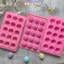 TMOY 15 Khoang Hoa Hồng Khuôn Silicon Sô Cô La Kẹo Khuôn DIY Món Tráng Miệng Bánh Pudding Trang Trí Khuôn Hoa Hồng Hình Viên Đá Dụng Cụ Làm TMOY