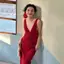 JULYHOT Mùa Hè Nữ In Hoa V-ne MIdi Đầm Đi Biển Phong Cách Baless Đầm Massivedeals