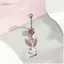 HFSHY Bướm Pha Lê Tòn Bụng Nút Nhẫn Thép Không Gỉ Xuyên Cho Nữ Độc Đáo Rốn Trang Sức Bãi Biển Đảng Phụ Kiện VN