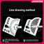 JASMINE Có Thể Điều Chỉnh 180 Độ Thước Góc Độ Chính Xác Cao Đa Năng Thép Không Gỉ Thước Góc Cho Chế Biến Gỗ Di Động Dụng Cụ Đo JASMINE