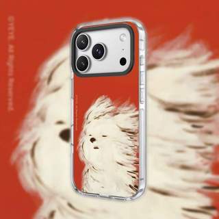 Windward Dog Clear Black HỒNG CAMERA RING EDITION Tác động từ tính Hút trong suốt cho IPhone 17 / 16 / 15 / 14 / 13 Pro Max Air với bao bì cao cấp