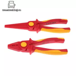 Kìm nhựa cách nhiệt rắn Nhíp 1000V Tay cầm chống trượt điện áp cao chống trượt Kìm dây cách điện Kìm mũi kim VN