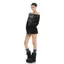 Áo thun dài tay phong cách châu Á Graffiti rách một vai Dây đeo lưng Dark Niche Slim-Fit Hot Girl Top