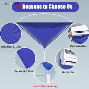 Ziyulinyuk Ac Bộ Dụng Cụ Vệ Sinh Điều Hòa Không Khí Túi Vệ Sinh Điều Hòa Chống Thấm Nước Bộ Giặt Máy Điều Hòa Dụng Cụ VN