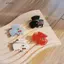 Kẹp Tóc Anh Đào DELMER Acrylic Vintage Lãng Mạn Ngọt Ngào Nữ Kẹp Tóc