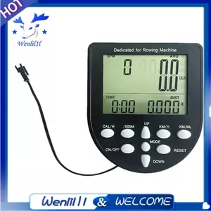 Máy Rowing Counter Bluetooth APP Đồng hồ điện tử cho thiết bị chèo thuyền từ tính Màn hình thiết bị tập thể dục