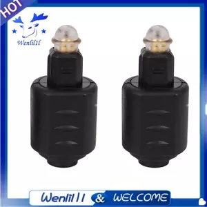 2 gói Giắc cắm Mini nữ 3,5 mm quang học sang bộ chuyển đổi Toslink kỹ thuật số