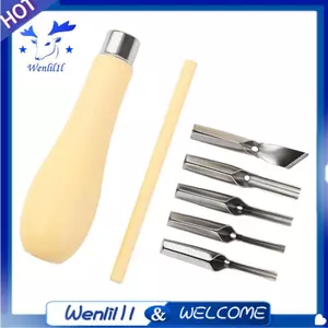 Dụng cụ cắt với bộ dụng cụ cắt đầu có thể hoán đổi cho nhau Công cụ cắt Linoleum để khắc in