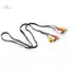 3 RCA Male to 3 RCA Maleposite Audio Video AV Cable Plug 1M mới