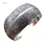 PNPIA- Mạ Bạc Tây Tạng Totem Lắc Tay Trang Sức Vòng Tay Rộng Antic Nữ
