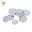 5 Chiếc Nhôm Mini Tròn Thiếc Hộp Đựng Kim Loại Chai Bảo Quản Bình Vít Nắp Hộp ELWW