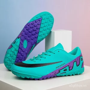 Giày bóng đá FG / TF chuyên nghiệp Unisex Giày bóng đá cổ thấp dành cho học sinh Giày tập luyện nam nữ trẻ em QMTS
