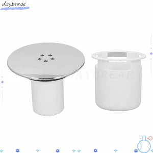 Nắp thoát nước vòi hoa sen DAYBREAK, Nắp cắm thoát nước dòng chảy nhanh tròn, Khay tắm bằng nhựa có đường kính 4,53 Inch bền bỉ Phòng tắm