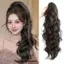 DONOVANQQ Big Waves Claw Kẹp tóc đuôi ngựa Tóc giả, Bộ tóc đuôi ngựa tổng hợp thanh lịch, chịu nhiệt với kẹp mở rộng tóc Giả dài xoăn cho nữ